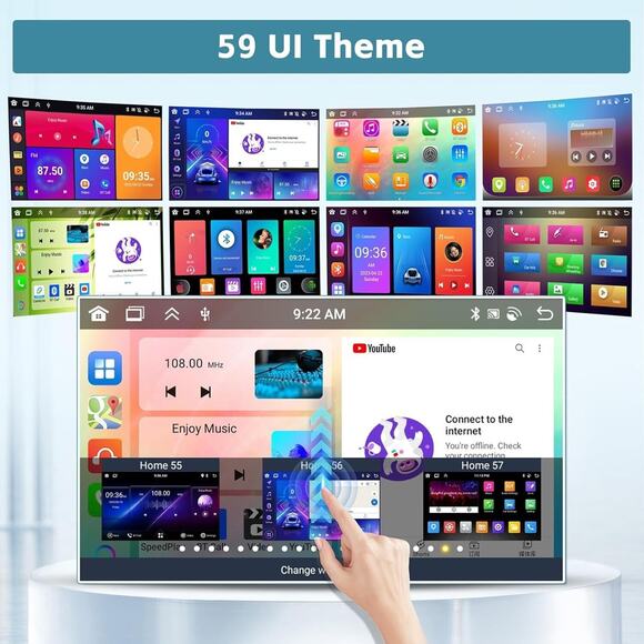 64GB For Hyundai IX45 Santa Fe 2013-2018 Car Stereo GPS Radio Android 13 Carlpay - Picture 7 of 10